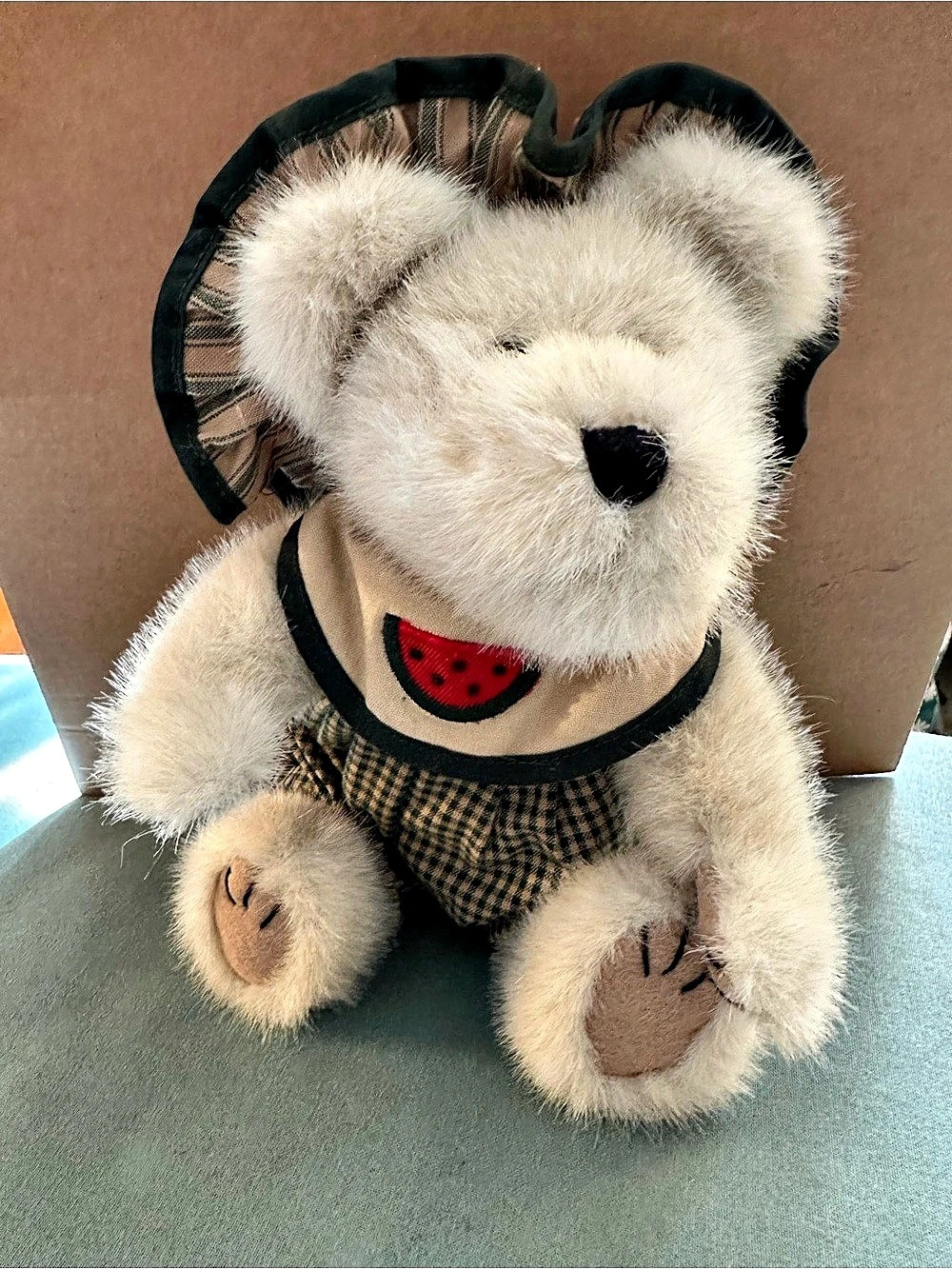 Boyds Bears Sugar McRind Plaid Bear Plush Toy